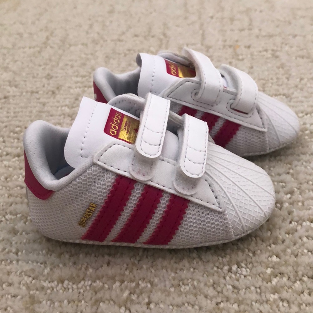 Adidas Pink Superstar Infant Size 1